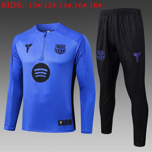 Ninos Sudadera De Training Barcelona 2026/27 Azul 4